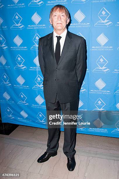 Recieving CAS Career Achievement Award, Andy Nelson arrives at the Cinema Audio Society's annual 50th CAS Awards at the Millennium Biltmore Hotel on...