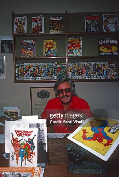 Stan Lee of Marvel Comics on June 15, 1978 in New York, New York.