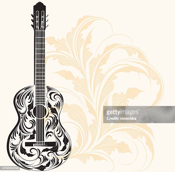 ilustraciones, imágenes clip art, dibujos animados e iconos de stock de diseño de la guitarra - naufragio