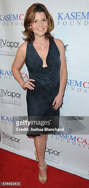 Susan Spano arrives at the Kasem Cares Foundation's 1st Annual Fundraiser on February 22, 2014 in Beverly Hills, California.
