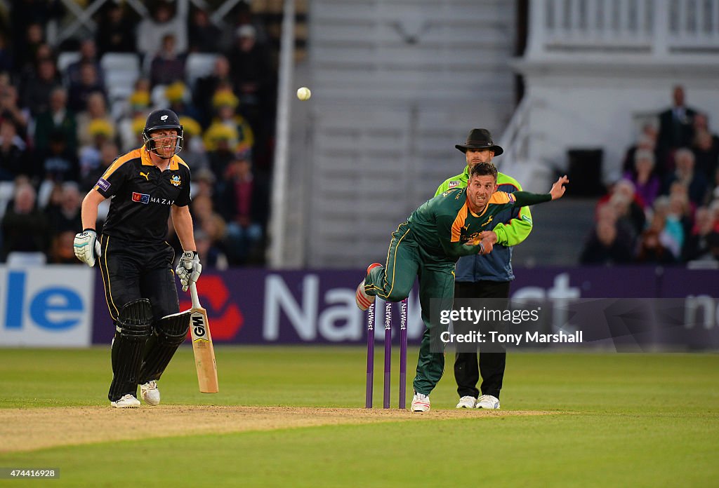 Nottinghamshire v Yorkshire - NatWest T20 Blast