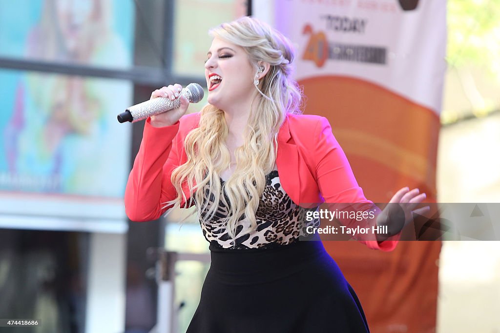 Meghan Trainor Performs On NBC's "Today"