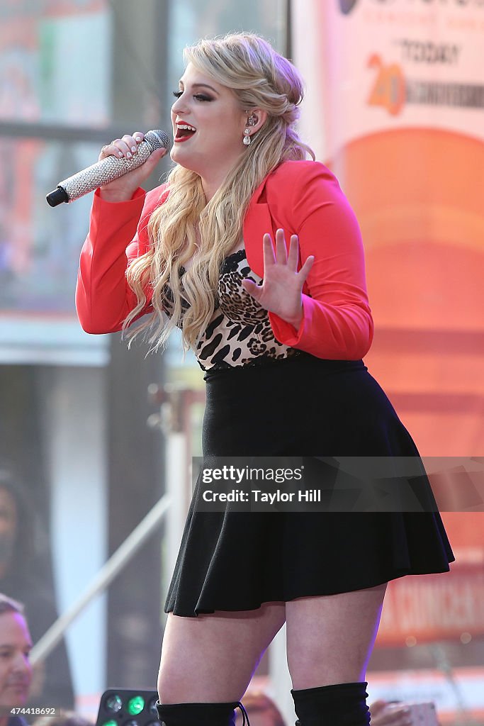 Meghan Trainor Performs On NBC's "Today"
