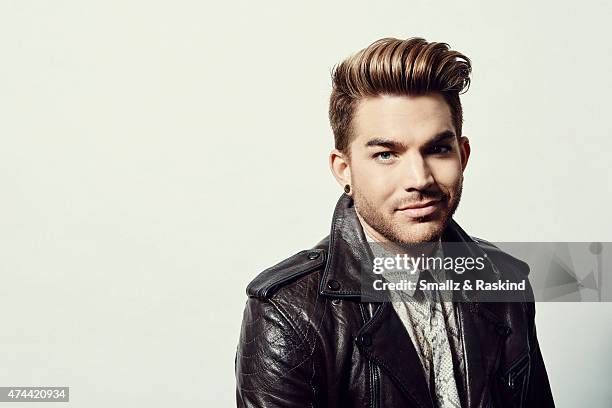 Singer Adam Lambert poses for a portrait at the 102.7 KIIS FM's Wango Tango portrait studio for People Magazine on May 9, 2015 in Carson, California.