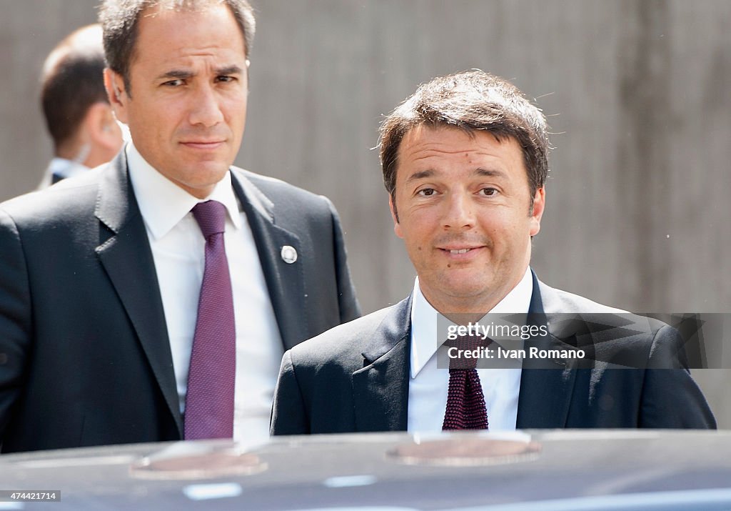 Matteo Renzi Visits Salerno