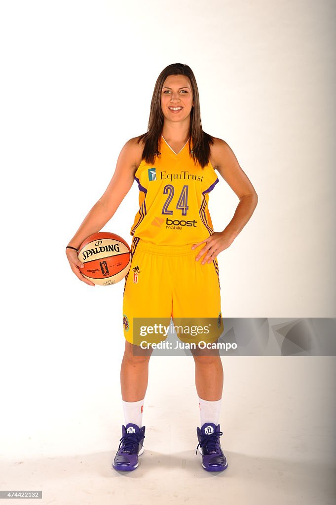 Los Angeles Sparks Media Day 2015