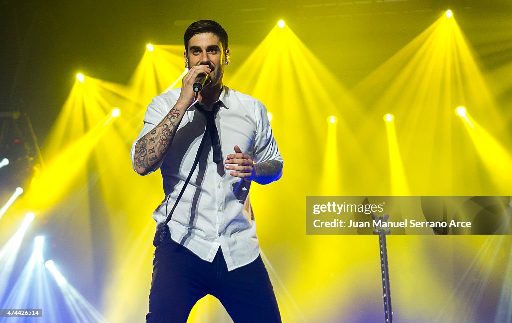 Melendi Performs in Concert in Santander