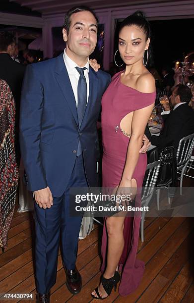 Mohammed Al Turki and Shanina Shaik attend the de Grisogono 'Divine In Cannes' party at Hotel du Cap-Eden-Roc on May 19, 2015 in Cap d'Antibes,...