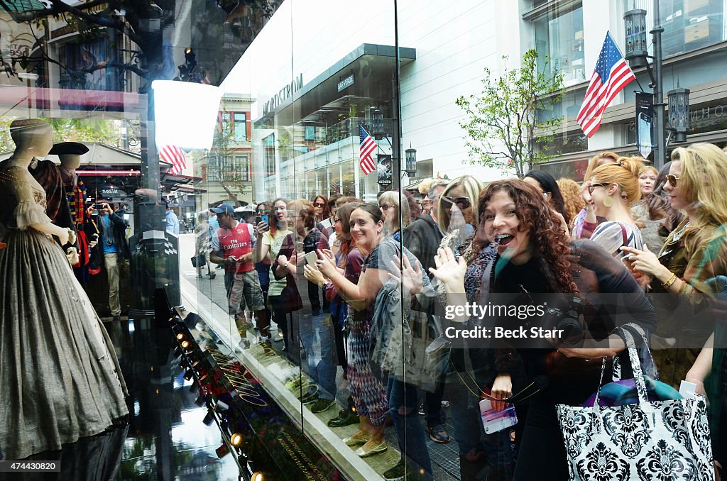 STARZ Presents "Outlander: A Tartan Affair" Costume Exhibition Unveiling At The Grove