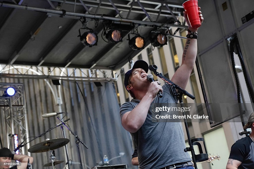 Jerrod Niemann Performs On The "Fox & Friends" All-American Concert Series