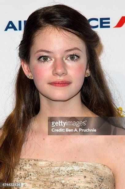 Mackenzie Foy attends "The Little Prince" Party during the 68th annual Cannes Film Festival on May 22, 2015 in Cannes, France.