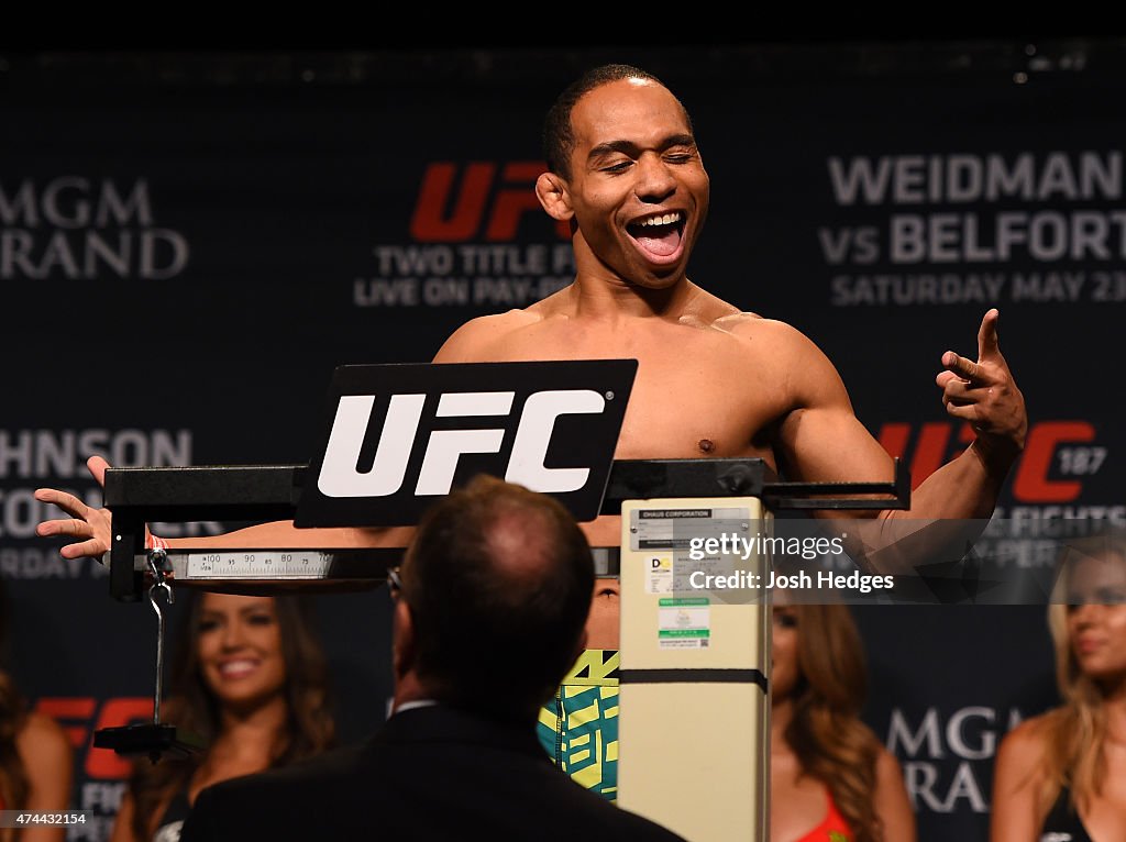 UFC 187 Weigh-in