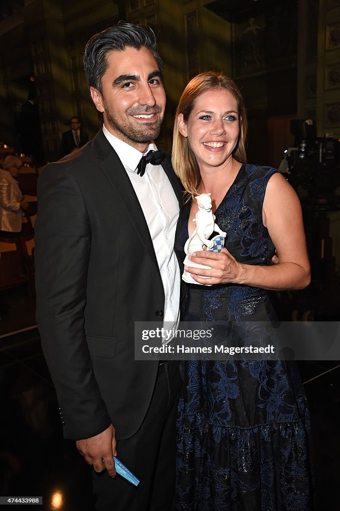 Bayerischer Fernsehpreis 2015 - Arrivals & Winners Board