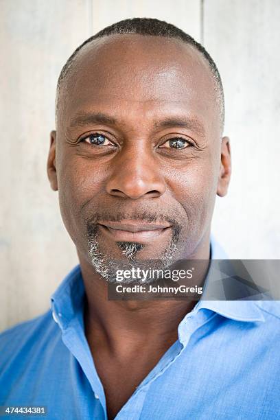 african man - character portrait - goatee 個照片及圖片檔