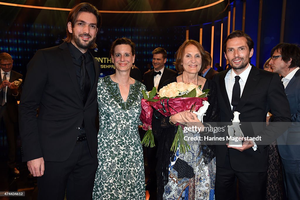 Bayerischer Fernsehpreis 2015 - Arrivals & Winners Board