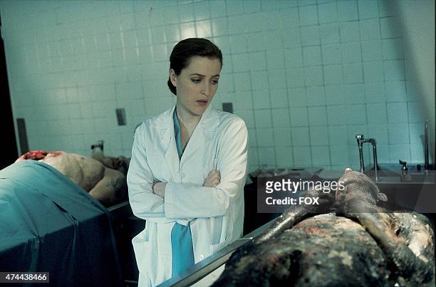 Agent Dana Scully searches for a man with unimaginable regenerative powers in THE X-FILES episode "Leonard Betts" which originally aired on Sunday,...