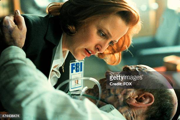 Assistant Director Skinner gets an urgent message to Agent Dana Scully in "The Sixth Extinction II: Amor Fati" episode which originally aired Sunday,...