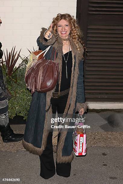 Melanie Masson is seen leaving 'The X Factor' held at Fountain Studios on October 15, 2012 in London, United Kingdom.