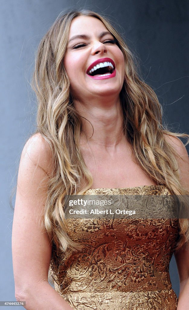 Sofia Vergara Honored On The Hollywood Walk Of Fame