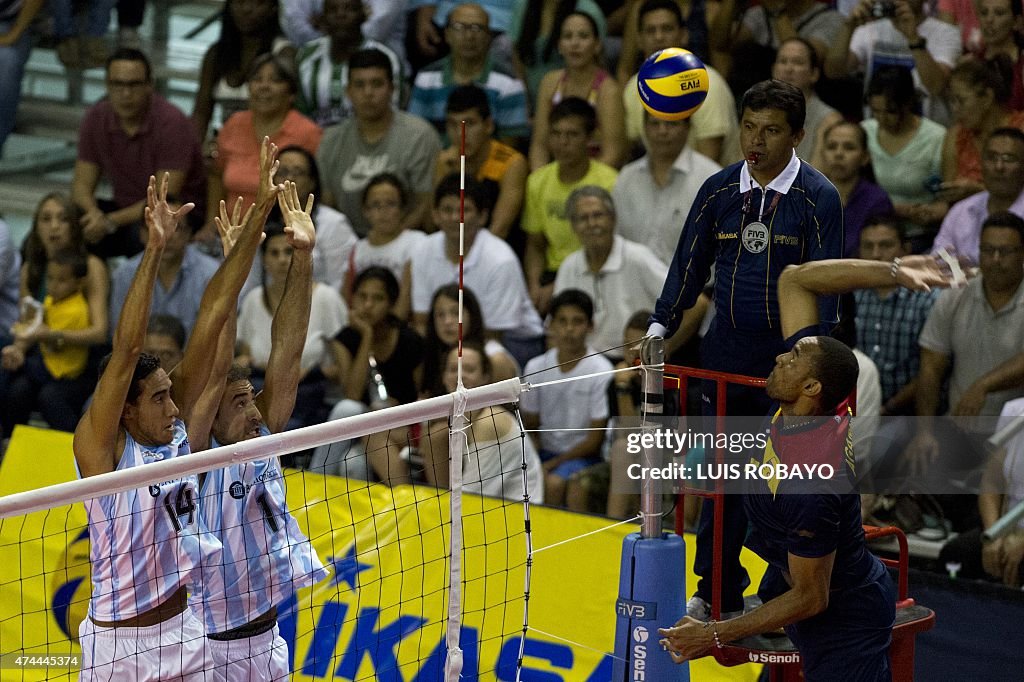 VOLLEYBALL-WORLD-QUALIFYING-MEN-COL-ARG