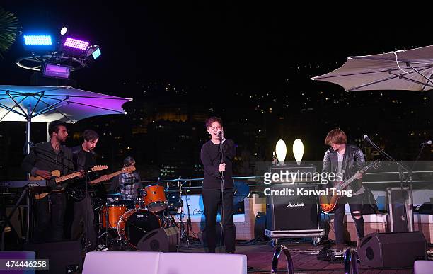 Nothing But Thieves perform at the Infiniti Red Bull Racing Energy Station at Monte Carlo on May 21, 2015 in Monaco, Monaco.