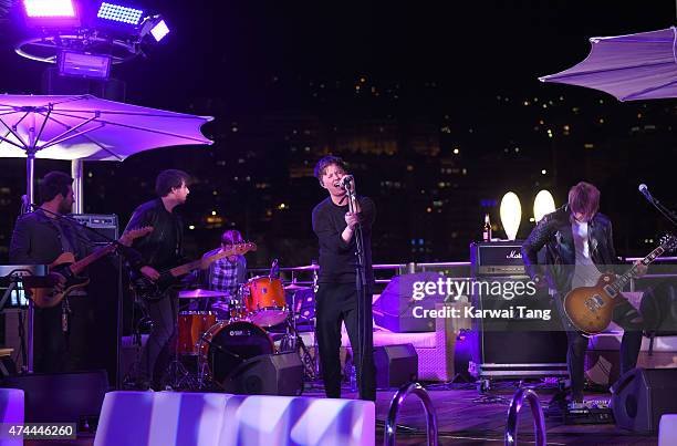 Nothing But Thieves perform at the Infiniti Red Bull Racing Energy Station at Monte Carlo on May 21, 2015 in Monaco, Monaco.
