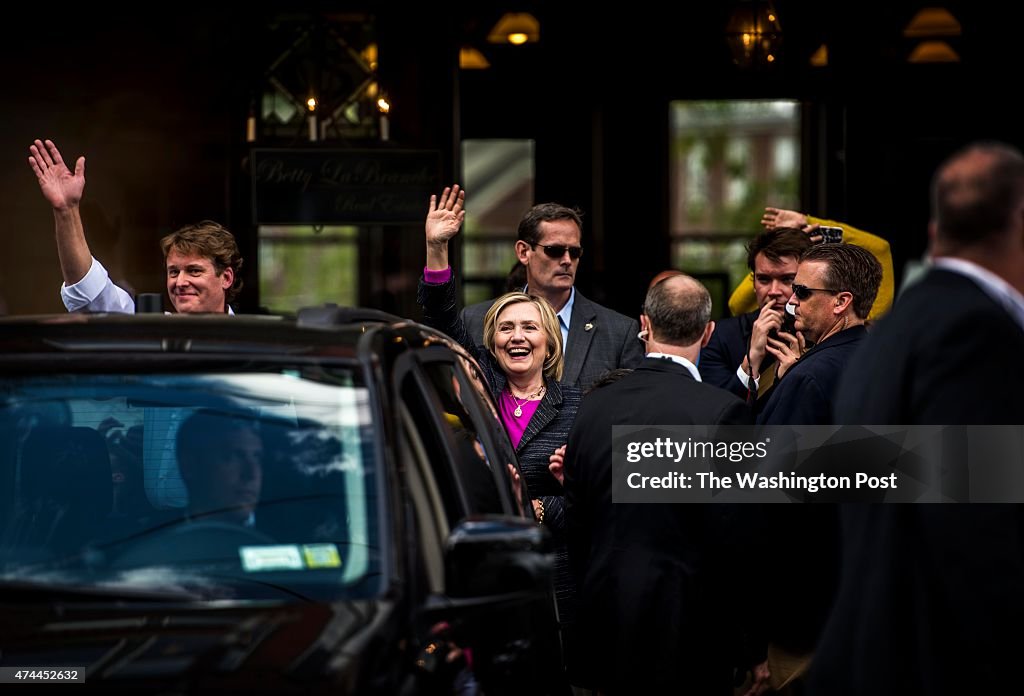 Former Secretary of State Hillary Clinton campaign in Iowa