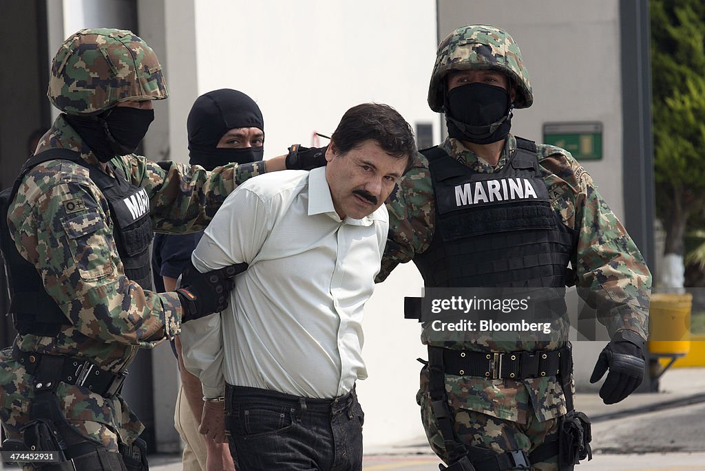 Most-Wanted Drug Leader Guzman Captured in Pacific Mexico Resort