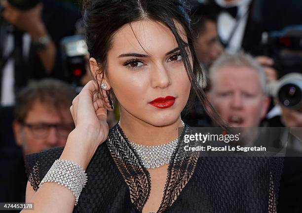 Kendall Jenner attends the Premiere of "Youth" during the 68th annual Cannes Film Festival on May 20, 2015 in Cannes, France.