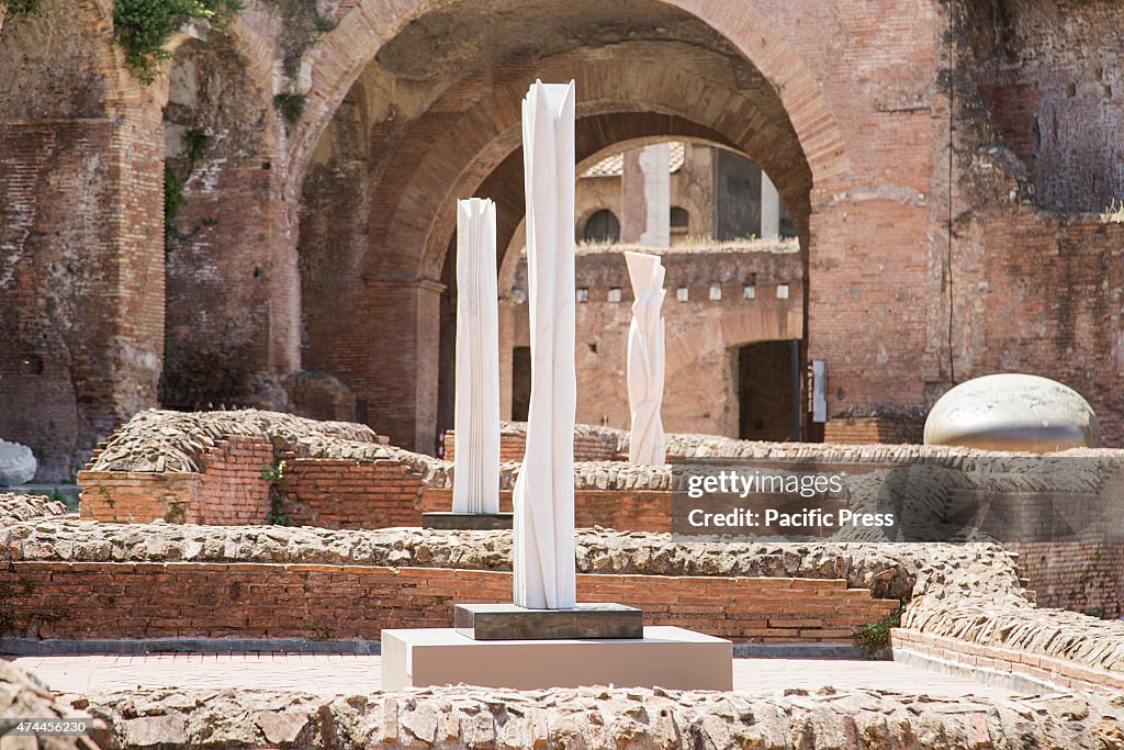 The exhibition "Eternal City, Eternal Marble" consists of a...