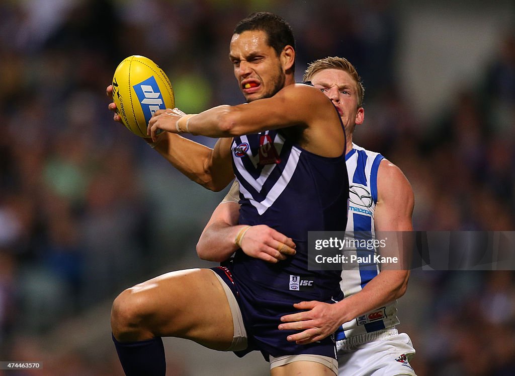 AFL Rd 8 - Fremantle v North Melbourne