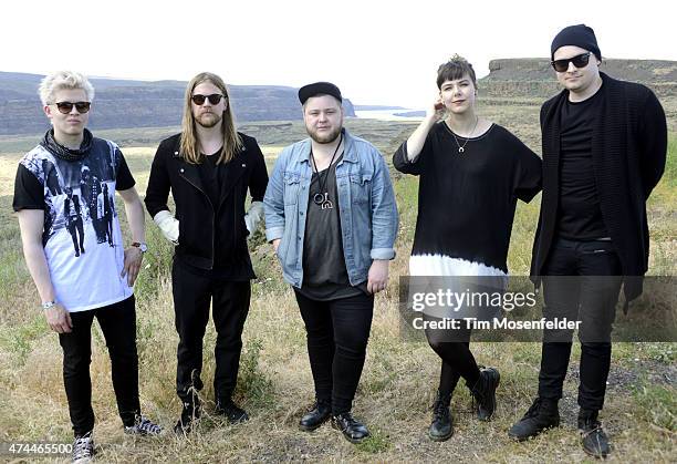 Brynjar Leifsson, Arnar Rosenkranz Hilmarsson, Ragnar Porhallsson, Nanna Bryndís Hilmarsdottir, and Kristján Pall Kristjansson from the band Of...