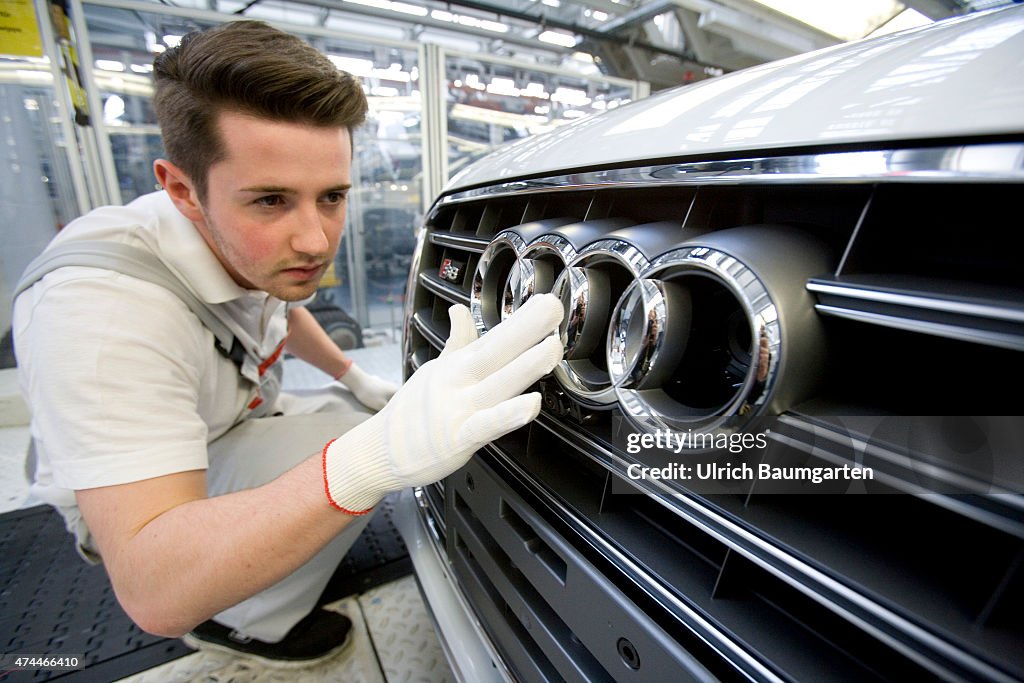 Car production at AUDI AG in Neckarsulm.