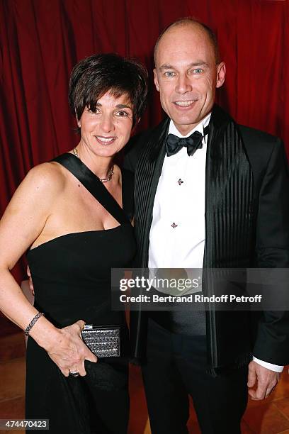 Psychiatrist and aeronaut Bertrand Piccard with his wife Michele Picard attend 'La Nuit des Neiges' Charity Gala. Held at Congress Centre 'le Regent'...