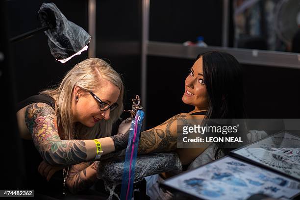 201 The Great British Tattoo Show At Alexandra Palace Photos and Premium  High Res Pictures - Getty Images