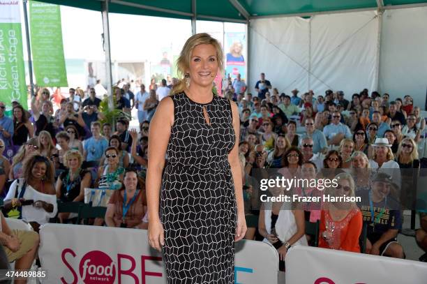 Trisha Yearwood attends KitchenAid® Culinary Demonstrations during the Food Network South Beach Wine & Food Festival at Grand Tasting Village on...