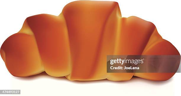 roll - bread roll white background stock illustrations