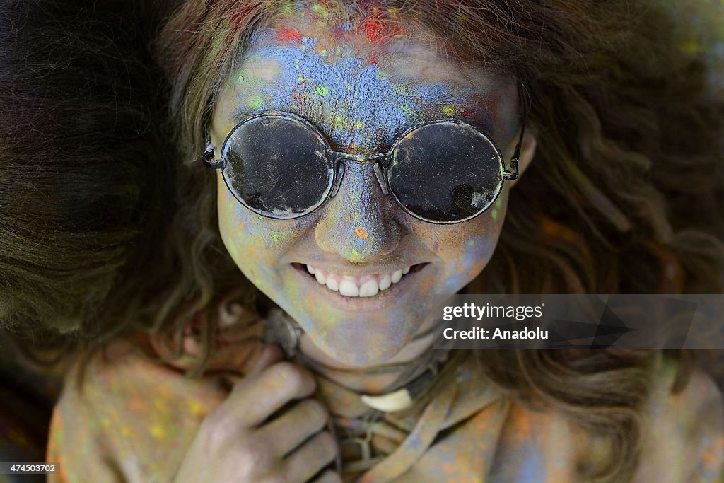 Holi Festival of Colours in Moscow