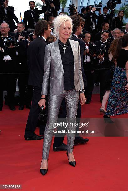 Ellen von Unwerth attends the Premiere of "Macbeth" during the 68th annual Cannes Film Festival on May 23, 2015 in Cannes, France.