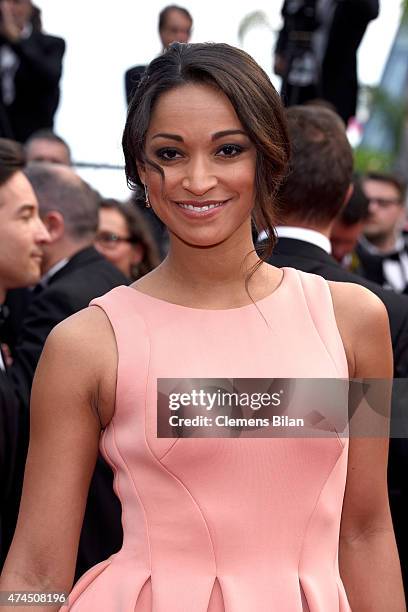 Cindy Fabre attends the "Macbeth" Premiere during the 68th annual Cannes Film Festival on May 23, 2015 in Cannes, France.