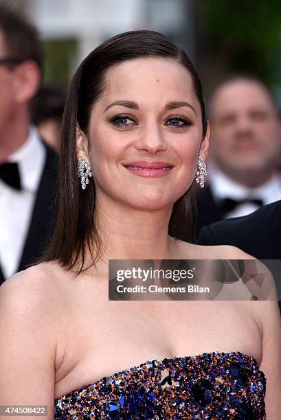 Actress Marion Cotillard attends the Premiere of "Macbeth" during the 68th annual Cannes Film Festival on May 23, 2015 in Cannes, France.