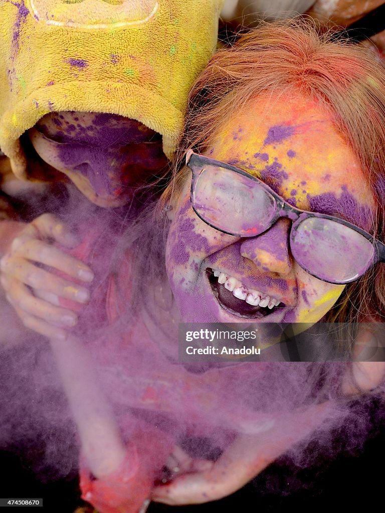 Holi Festival of Colours in Moscow