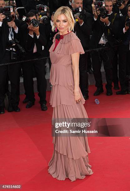 Sienna Miller attends the "Macbeth" Premiere during the 68th annual Cannes Film Festival on May 23, 2015 in Cannes, France.