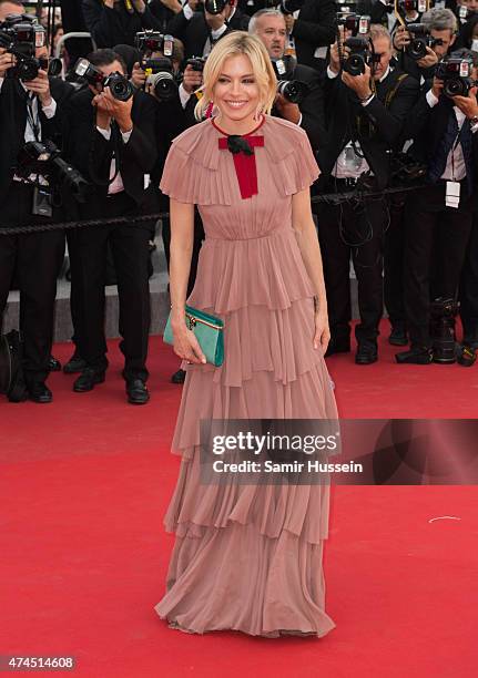 Sienna Miller attends the "Macbeth" Premiere during the 68th annual Cannes Film Festival on May 23, 2015 in Cannes, France.