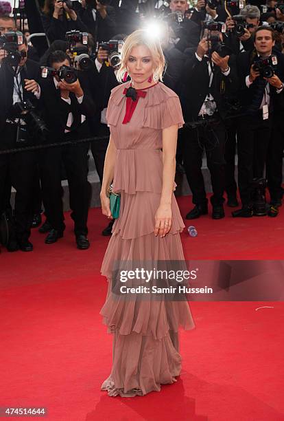 Sienna Miller attends the "Macbeth" Premiere during the 68th annual Cannes Film Festival on May 23, 2015 in Cannes, France.