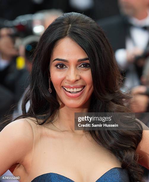 Mallika Sherawat attends the "Macbeth" Premiere during the 68th annual Cannes Film Festival on May 23, 2015 in Cannes, France.