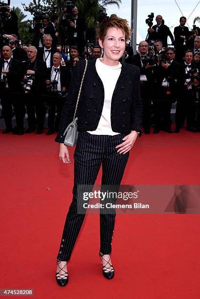 Journalist Natacha Polony attends the Premiere of "Macbeth" during the 68th annual Cannes Film Festival on May 23, 2015 in Cannes, France.