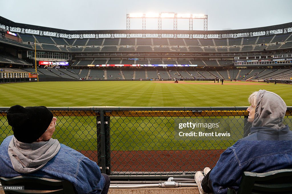 BLIND COUPLE FINDS JOY IN BASEBALL AND THE ROCKIES