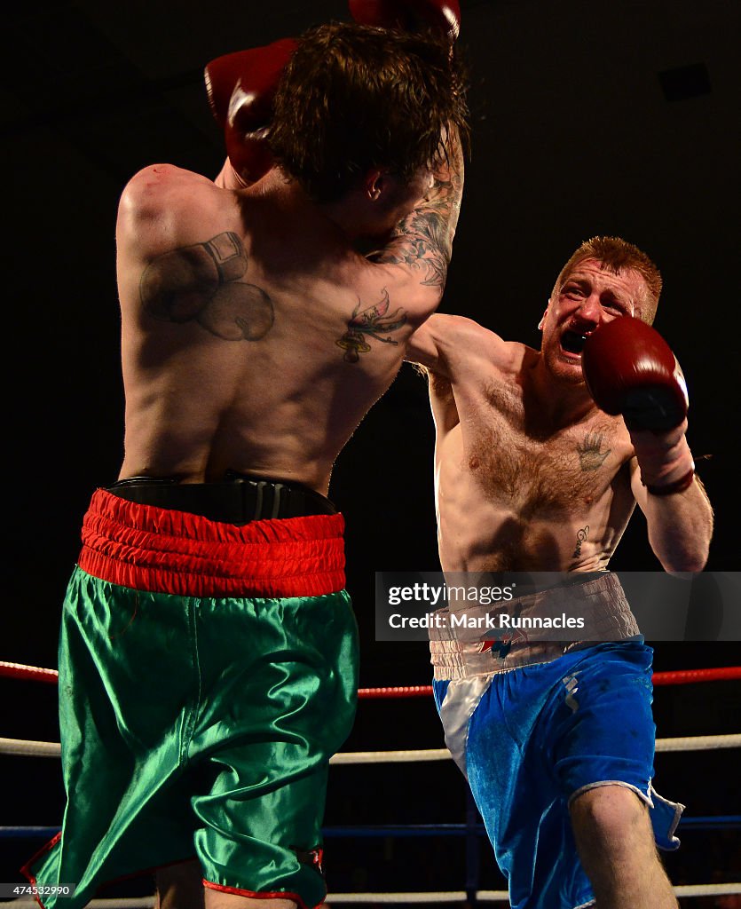 Boxing at Bellahouston Sports Centre in Glasgow