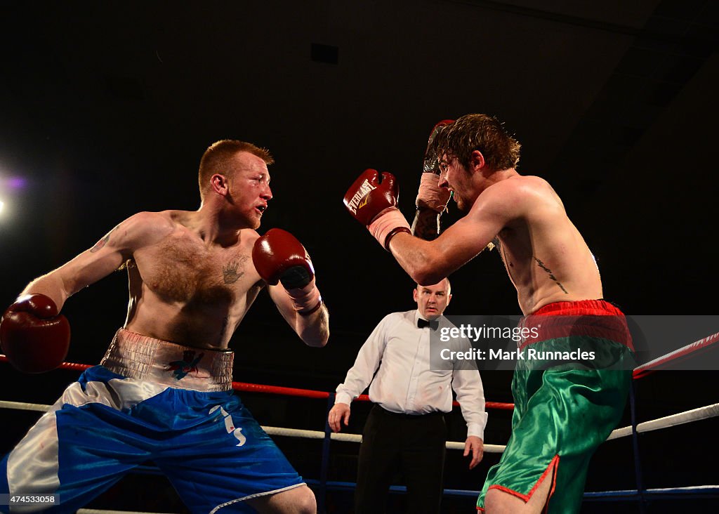 Boxing at Bellahouston Sports Centre in Glasgow